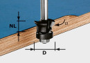 Fas-/kantfräs HW S8 D24/0° +45°