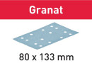 Slippapper STF 80x133 P40 GR/10 Granat