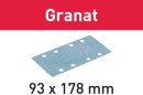 Slippapper STF 93X178 P40 GR/50 Granat