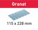 Slippapper STF 115X228 P40 GR/50 Granat