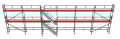 Fasadställningsvagn 115 kvm