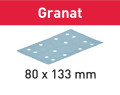 Slippapper STF 80x133 P180 GR/100 Granat