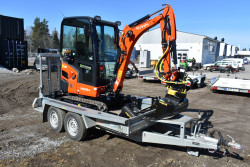 Sprillans Ny Kubota Minigrävare