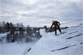 Fallskydd för tak, 15 meter, färdigt paket